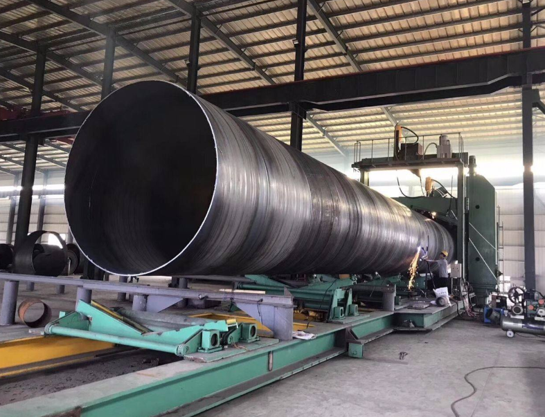 如何防止螺旋钢管末端变形