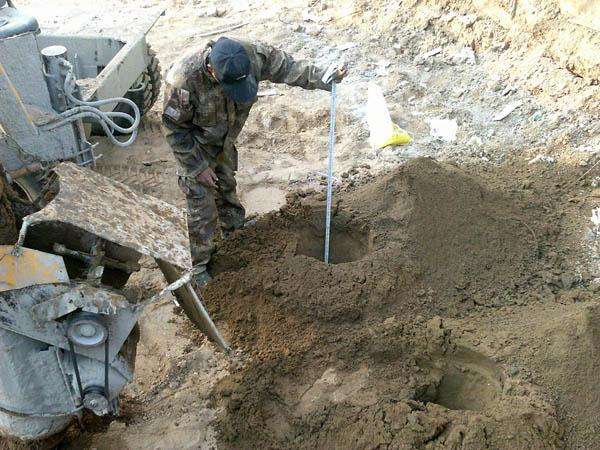 海洋施工热镀锌螺旋钢管垫层的岸支架